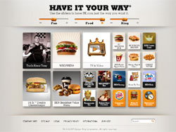 Burger King website