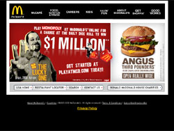 McDonald's website