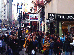 Black Friday Union Square San Francisco